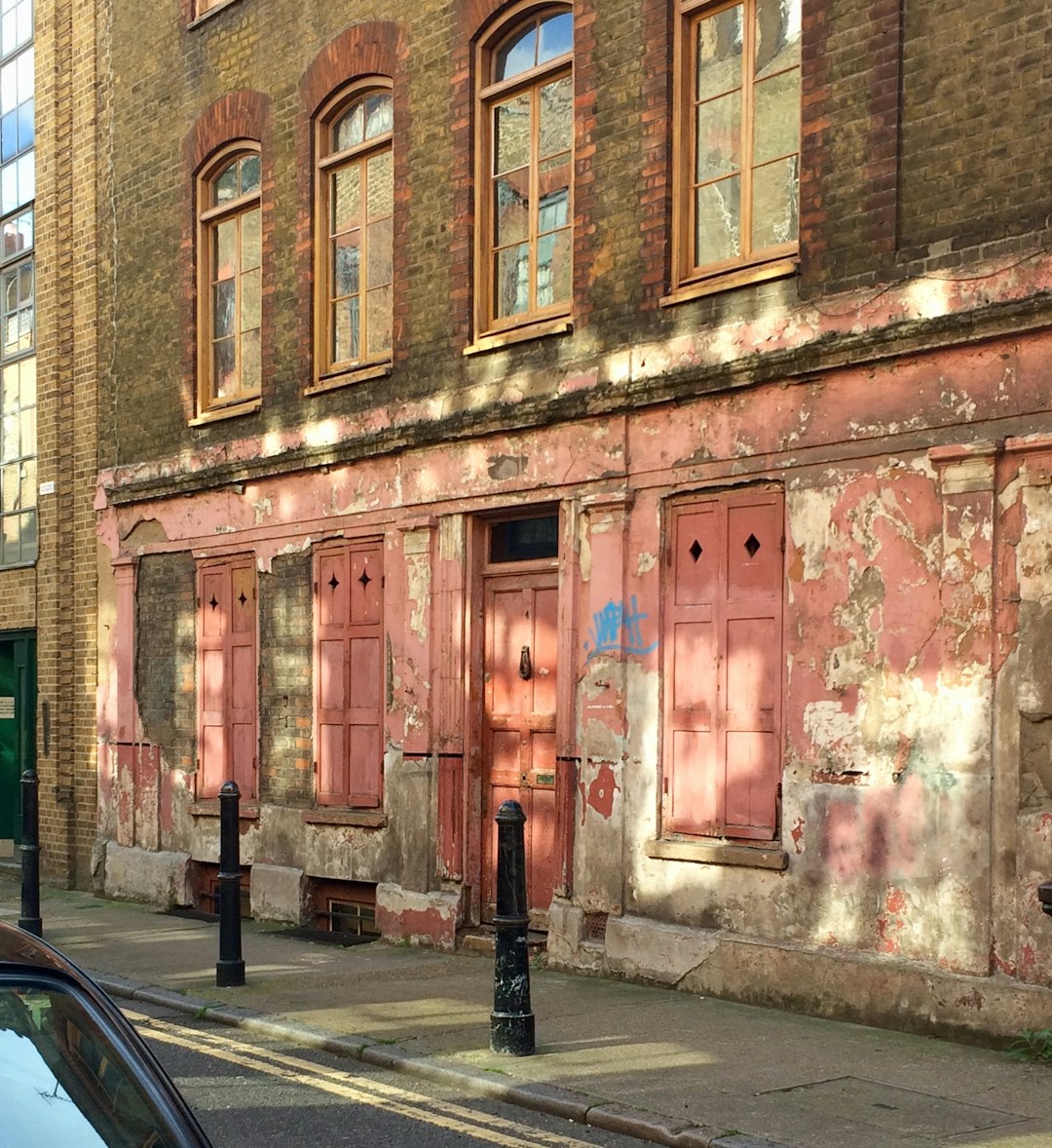 Victorian property in Crouch End with visible drainage inspection cover